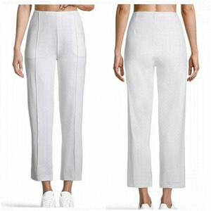Diadora White Casual Stretchy Ankle Pants